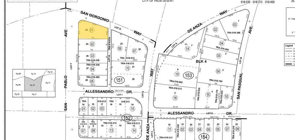 44700-44720 San Pablo Ave, Palm Desert, CA à vendre - Plan cadastral - Image 2 de 6