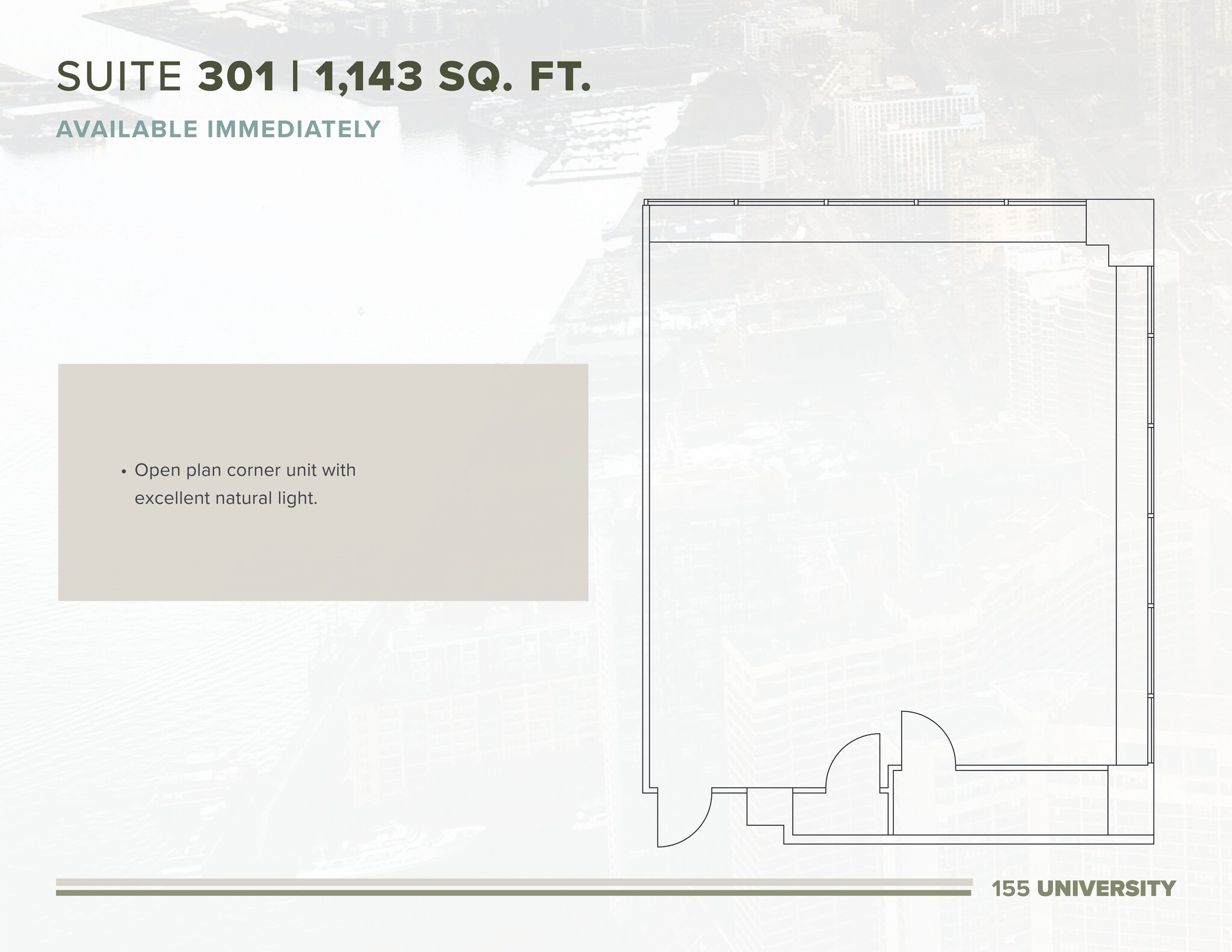 155 University Ave, Toronto, ON for lease Site Plan- Image 1 of 1