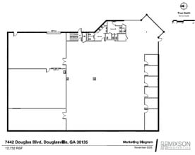 7442 Douglas Blvd, Douglasville, GA à louer Plan d’étage- Image 1 de 1