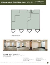 707 SW Washington St, Portland, OR for lease Floor Plan- Image 1 of 8
