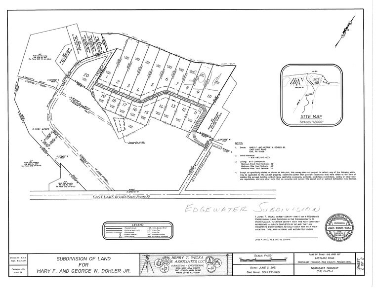 12250 E Lakeshore Drive, North East, PA for sale - Site Plan - Image 2 of 2