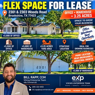 More details for 2303 Woods Rd, Brookshire, TX - Flex for Lease