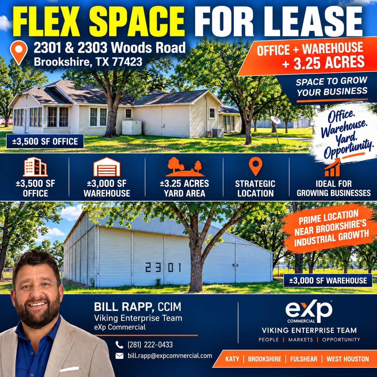 2303 Woods Rd, Brookshire, TX for lease Building Photo- Image 1 of 15