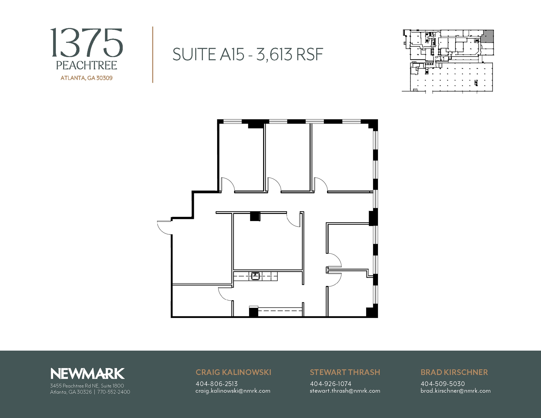 1375 Peachtree St NE, Atlanta, GA for lease Floor Plan- Image 1 of 1
