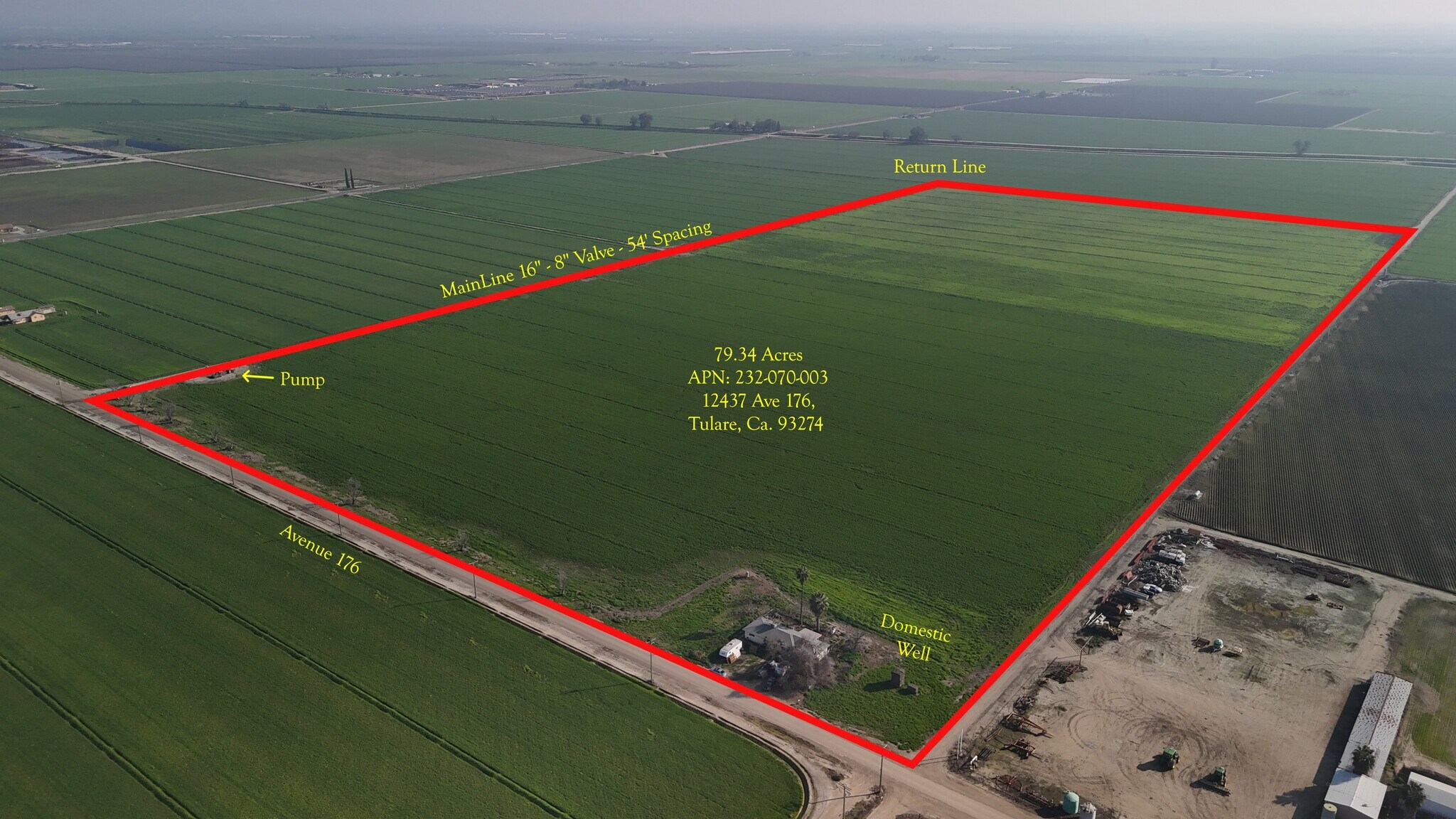 12437 Avenue 176, Tulare, CA à vendre Photo principale- Image 1 de 2