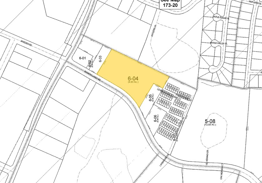 7631 Sharon Lakes Rd, Charlotte, NC à vendre - Plan cadastral - Image 1 de 1