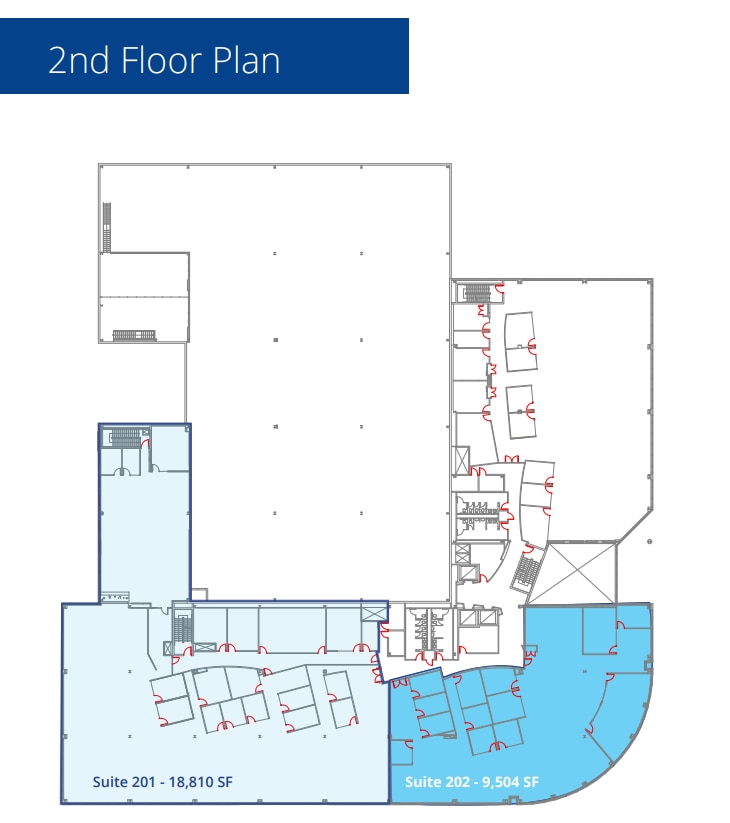 1380 Rodick Rd, Markham, ON for lease Floor Plan- Image 1 of 1