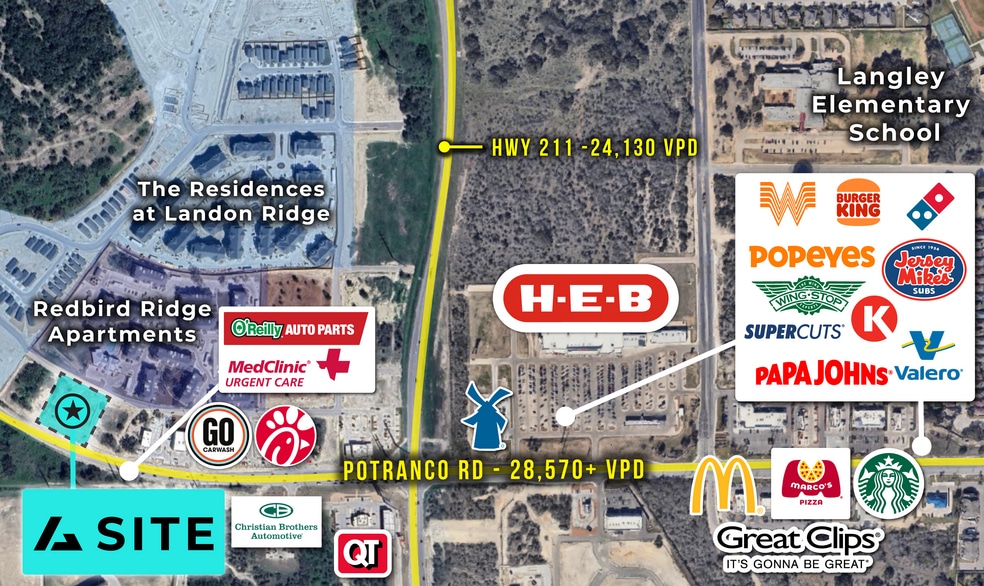 14633 Potranco Rd, San Antonio, TX for lease - Aerial - Image 3 of 5