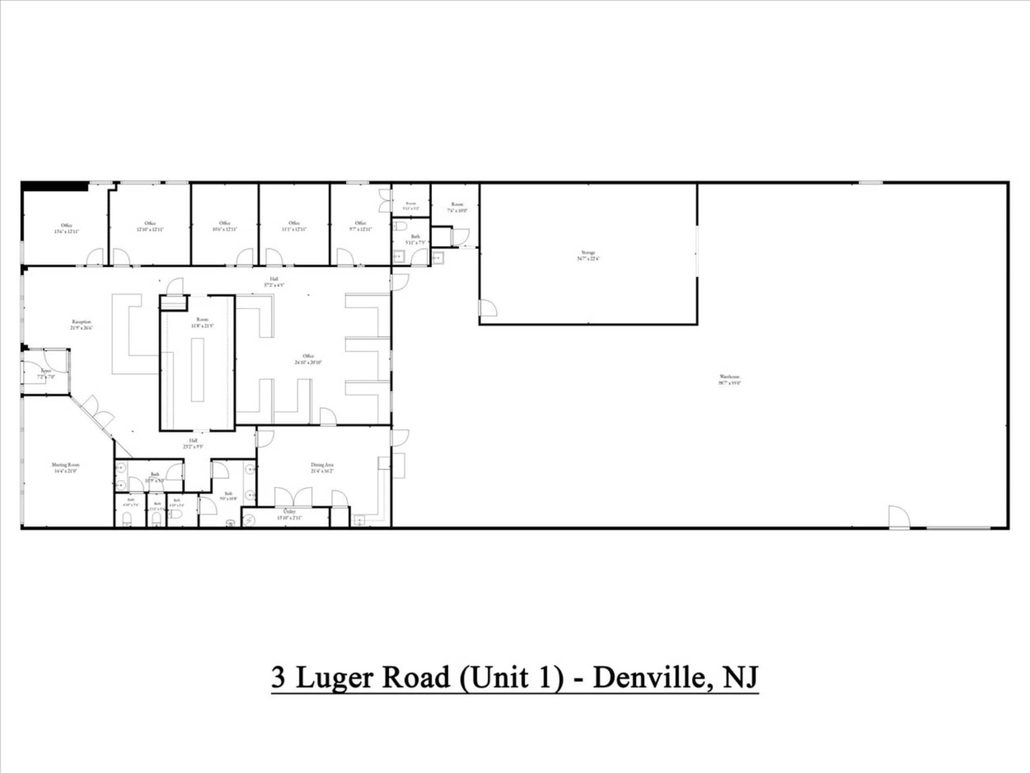 3 Luger Rd, Denville, NJ for lease Site Plan- Image 1 of 23
