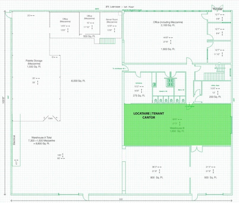 271 Av Labrosse, Pointe-claire, QC à louer Plan d’étage- Image 1 de 1