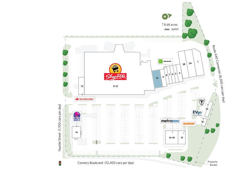 365 Convery Blvd, Perth Amboy, NJ for lease - Site Plan - Image 2 of 16