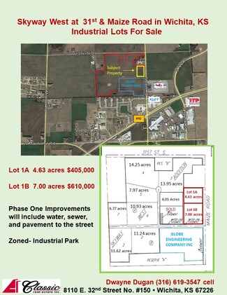 Plus de détails pour West 31st Street South, Wichita, KS - Terrain à vendre