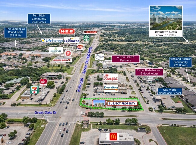 More details for 101 Deer Ridge Dr, Round Rock, TX - Retail for Lease