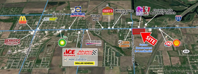 E Division St, Diamond, IL for lease - Building Photo - Image 1 of 5