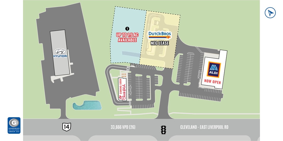 9610 State Route 14, Streetsboro, OH for lease - Site Plan - Image 3 of 5
