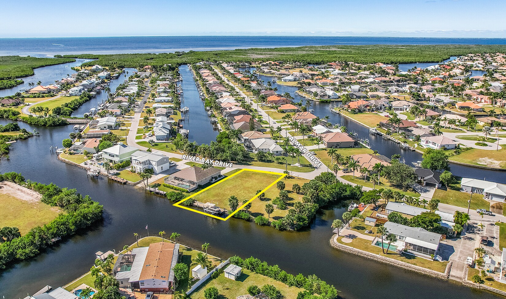 5258 River Bay Dr, Punta Gorda, FL à vendre Aérien- Image 1 de 7