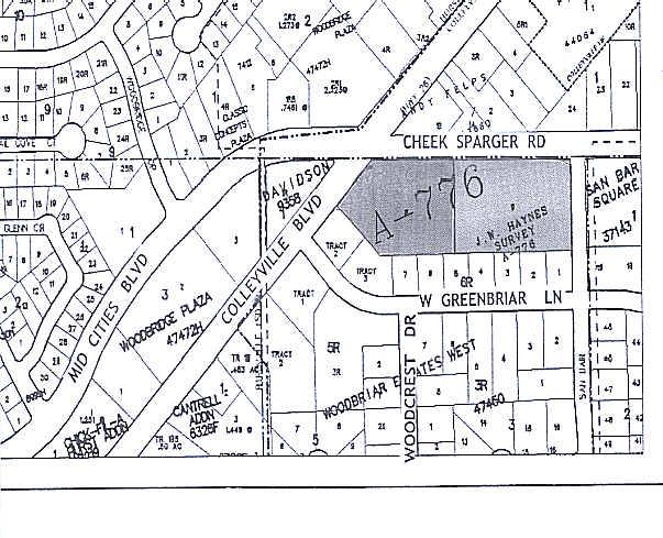 3901 Colleyville Blvd, Colleyville, TX à louer - Plan cadastral - Image 2 de 5