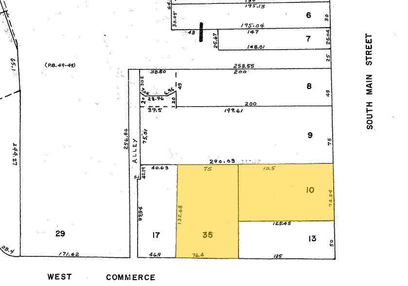 156 S Main St, High Point, NC for lease - Plat Map - Image 3 of 45