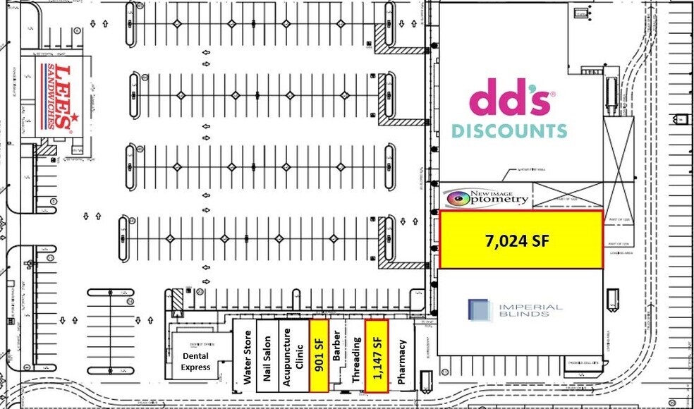 1212-1256 S Magnolia Ave, Anaheim, CA à louer - Plan de site - Image 2 de 8