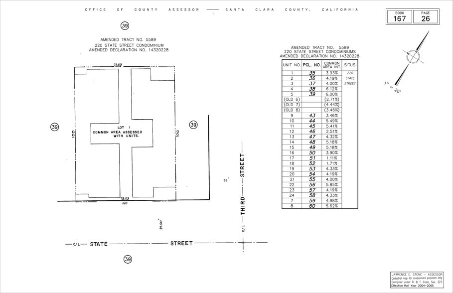 220 State St, Los Altos, CA for lease - Plat Map - Image 2 of 4