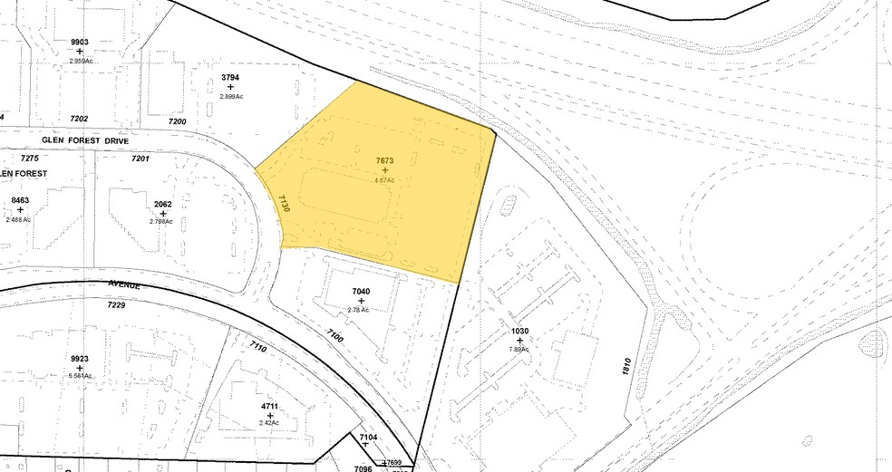 7130 Glen Forest Dr, Richmond, VA à louer - Plan cadastral - Image 2 de 6