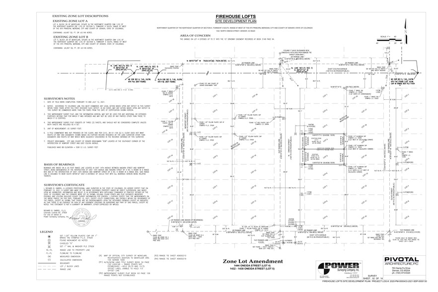 1444 Oneida St, Denver, CO for sale - Site Plan - Image 2 of 2