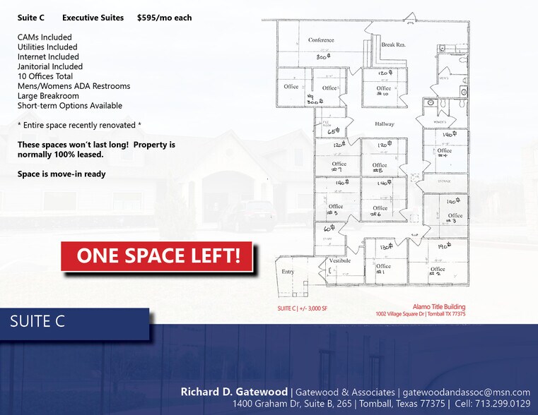 1002 Village Square Dr, Tomball, TX à louer - Photo du bâtiment - Image 3 de 6