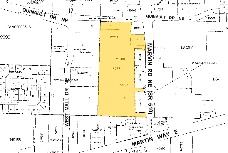 1243-1515 Marvin Rd NE, Lacey, WA à louer - Plan cadastral - Image 2 de 5