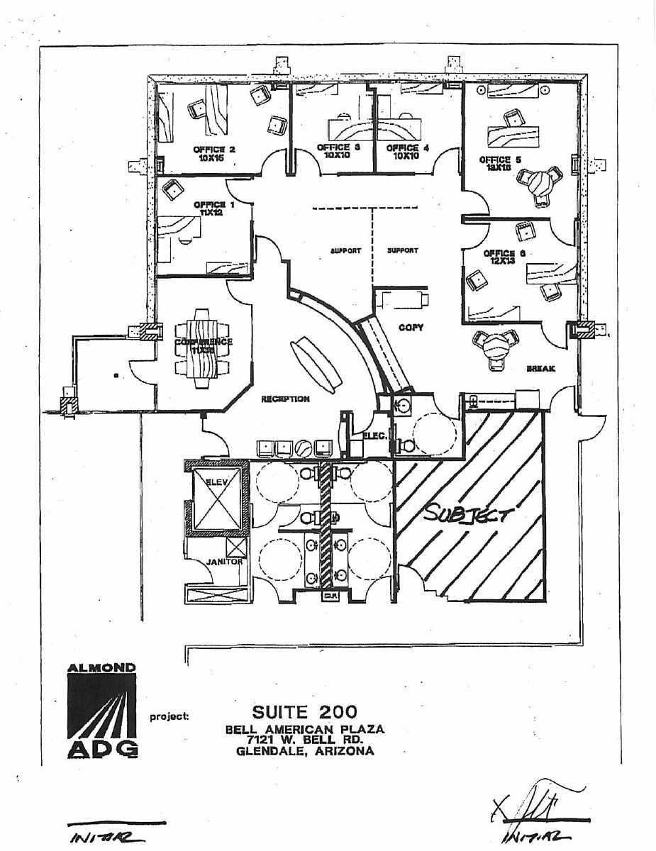 7111-7121 W Bell Rd, Glendale, AZ à vendre Plan d’étage- Image 1 de 1