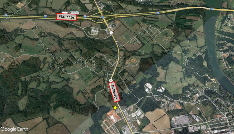 TN-72, Loudon, TN à vendre - Aérien - Image 2 de 3