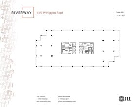 9377 W Higgins Rd, Rosemont, IL for lease Floor Plan- Image 1 of 1