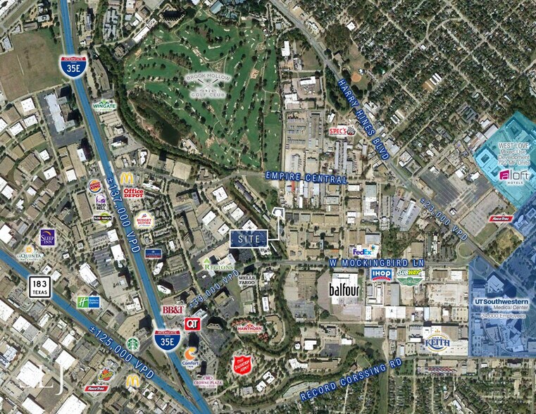 1459 Prudential Dr, Dallas, TX à vendre - Aérien - Image 2 de 6