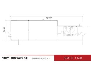 1021-1045 Broad St, Shrewsbury, NJ for lease Floor Plan- Image 1 of 1