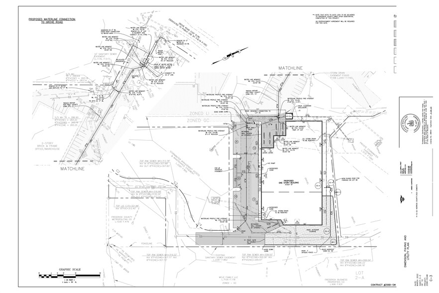 7307 Grove Rd, Frederick, MD à louer - Plan de site - Image 2 de 12