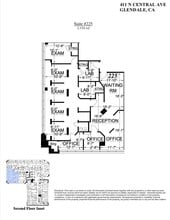411 N Central Ave, Glendale, CA à louer Plan d’étage- Image 1 de 1