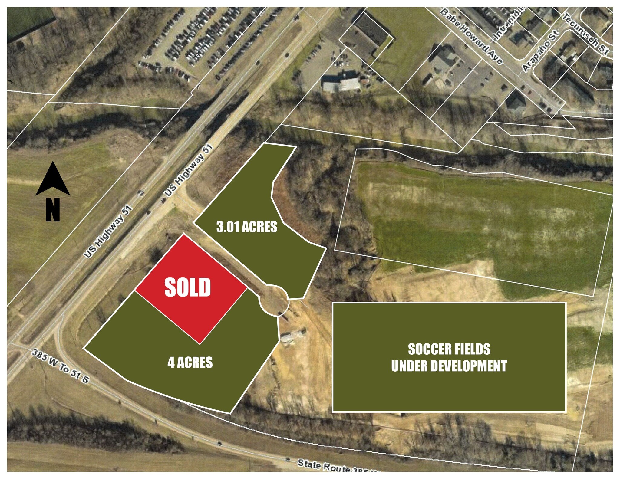 7608 U.S. 51 hwy, Millington, TN à vendre Aérien- Image 1 de 5