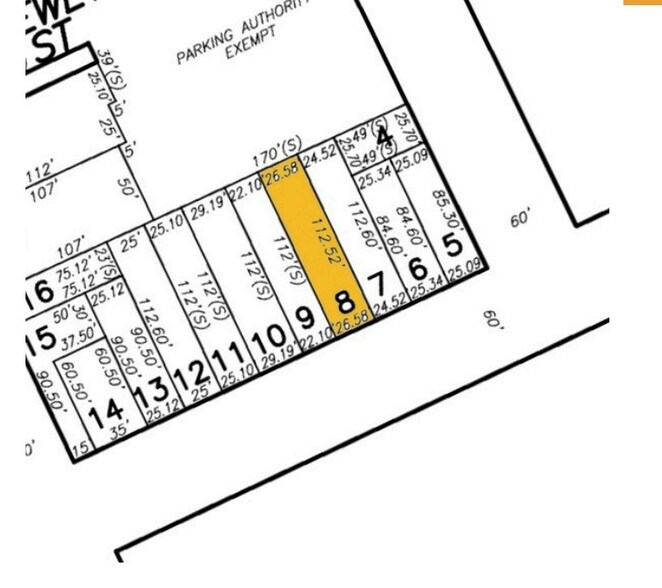 95 Market St, Paterson, NJ à vendre - Plan cadastral - Image 3 de 3