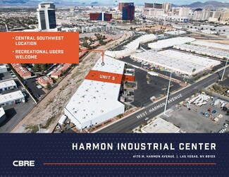 Plus de détails pour 4170 W Harmon Ave, Las Vegas, NV - Industriel/Logistique à louer