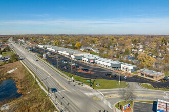 2040-2140 E Grand Ave, Lindenhurst, IL - aerial  map view