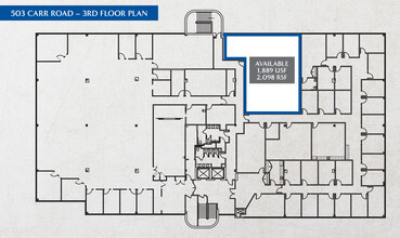 501 Carr Rd, Wilmington, DE for lease Floor Plan- Image 2 of 2