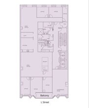 1819 L St NW, Washington, DC à louer Plan d’étage- Image 1 de 1