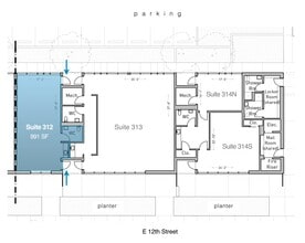 1224 E 12th St, Austin, TX for lease Floor Plan- Image 2 of 3