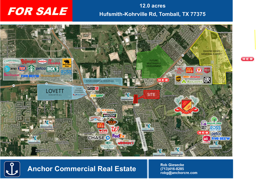 Hufsmith-Kohrville Rd, Tomball, TX à vendre - Photo du b timent - Image 1 de 1