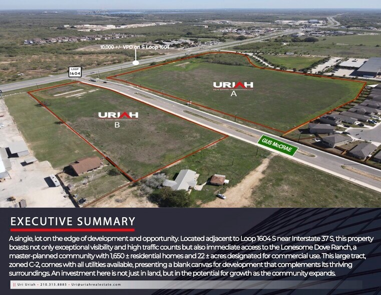 5.34 AC on S 1604 loop, San Antonio, TX for sale - Building Photo - Image 2 of 11