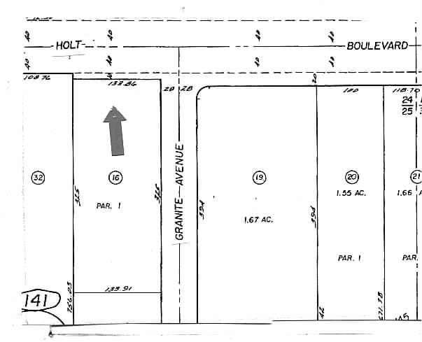 849 W Holt Blvd, Ontario, CA for sale - Plat Map - Image 2 of 4