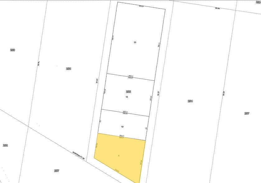 33-01 Hunters Point Ave, Long Island City, NY à louer - Plan cadastral - Image 2 de 10