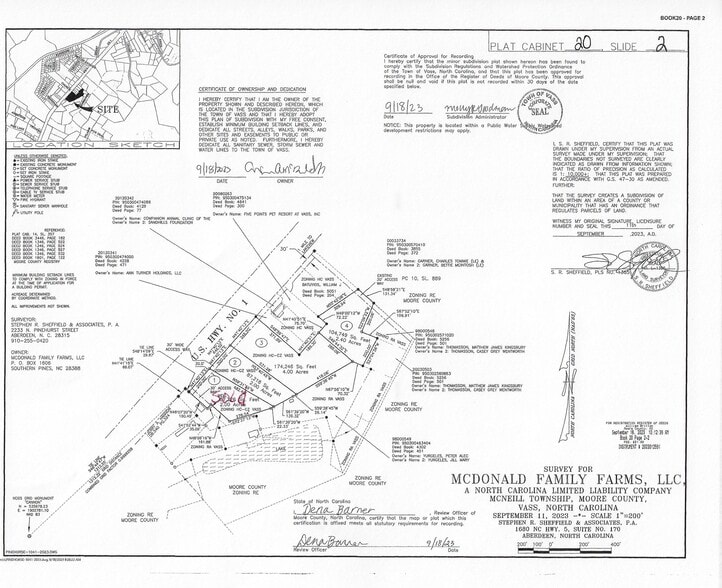5115 US-1 Hwy, Vass, NC for sale - Plat Map - Image 1 of 1