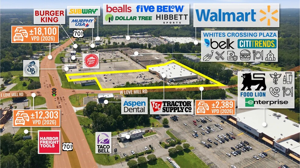 28 Whites Crossing Plaza, Whiteville, NC for sale - Primary Photo - Image 1 of 9