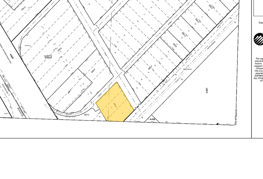 1955 E Lincoln Ave, Tacoma, WA à louer - Plan cadastral - Image 1 de 4