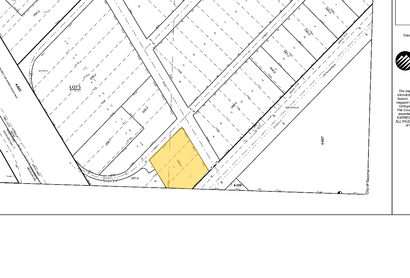 1955 E Lincoln Ave, Tacoma, WA à louer Plan cadastral- Image 1 de 5